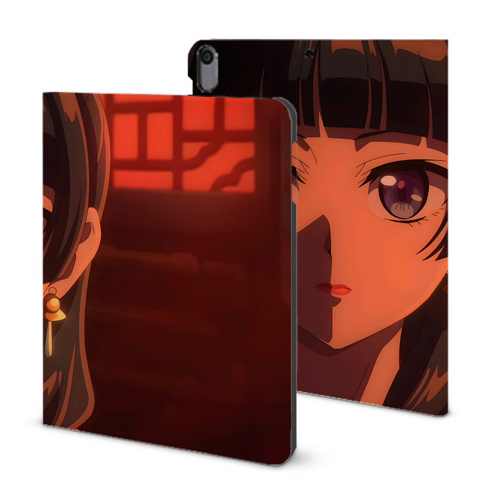 （画像用） 薬屋のひとりごと The Apothecary Diaries IPad ケース ブック型 PUレザー TPU 耐衝撃 軽量 薄型 ペン収納なし 全面保護 IPad 各モデル対応